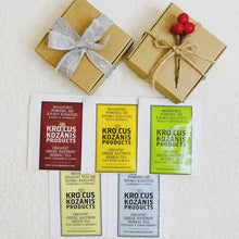 Load image into Gallery viewer, 5 sachets of organic Greek saffron herbal tea