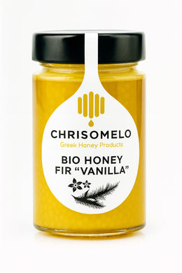 *NEW* Organic Fir Vanilla, 480g, Chrisomelo Greek Honey