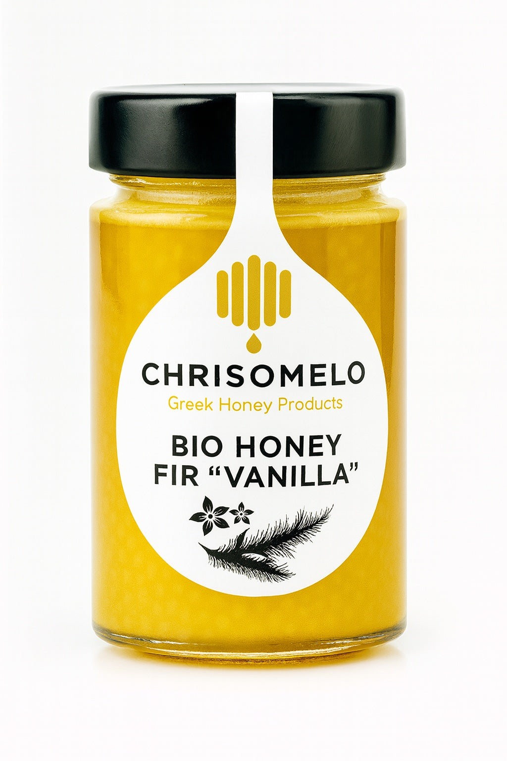 *NEW* Organic Fir Vanilla, 480g, Chrisomelo Greek Honey