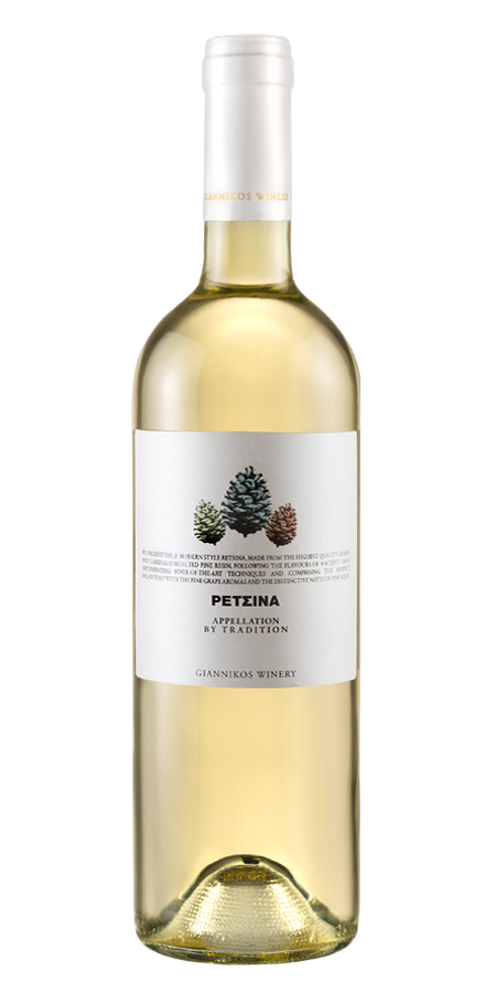 Retsina, Organic White Wine, Appellation by Tradition