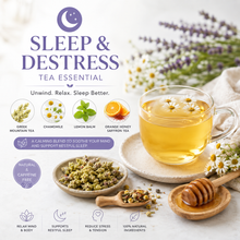 Load image into Gallery viewer, Sleep &amp; Destress Tea Essentials