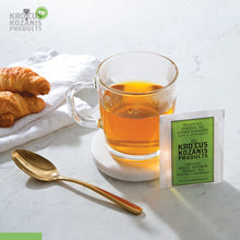Load image into Gallery viewer, Organic Saffron Herbal Tea : Mint, Lemongrass &amp; Greek Saffron Tea (Caffeine-Free, Gluten-Free)