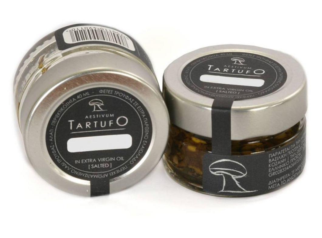 Truffle Slices in Extra Virgin Olive Oil, 40ml, Greece Truffle